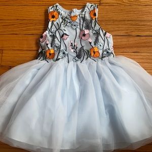 NWOT Pippa and Julie Embroidered Tulle Dress 3T